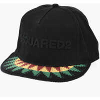 Sepci DSQUARED2 Could You Be Loved Baseball Cap With Crochet Visor