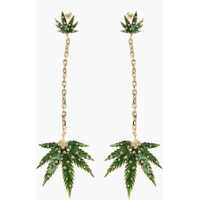 Cercei DSQUARED2 Marija Drop Earrings With Rhinestones