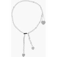 Curele DSQUARED2 Chain Belt With Heart-Shaped Pendant