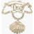 DSQUARED2 Gold-Tone Metal Necklace With Shell-Shaped Pendant Gold
