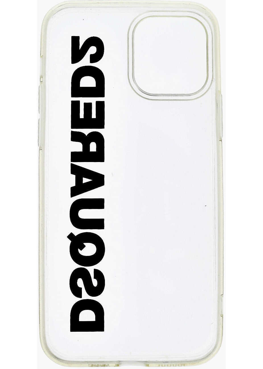 Huse mobil & tablete DSQUARED2 Transparent Iphone 12 Pro Case With Printed Logo White Barbati (BM 19760984) 2