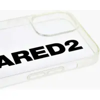 Huse mobil & tablete DSQUARED2 pentru Barbati - Huse mobil & tablete DSQUARED2 Transparent Iphone 12 Pro Case With Printed Logo White Barbati (BM 19760984) - B-mall.ro