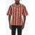 Marni Cotton Bowling Shirt With Floral Pattern Red