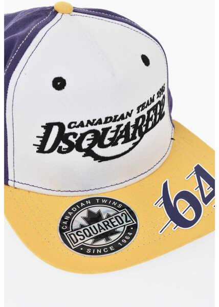 Sepci DSQUARED2 Color Block Baseball Cap With Embossed Print Multicolor Barbati (BM 19760999) 3
