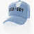 DSQUARED2 Acid-Wash Cotton Baseball Cap Blue