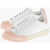 Marni Low Leather Sneakers With Contrasting Rubber Toe Cap White