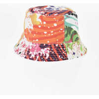 Caciuli DSQUARED2 Patterned Bucket Hat With Embroidered Logo