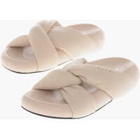 Sandale fara toc Leather Sandals With Chunky Sole Femei