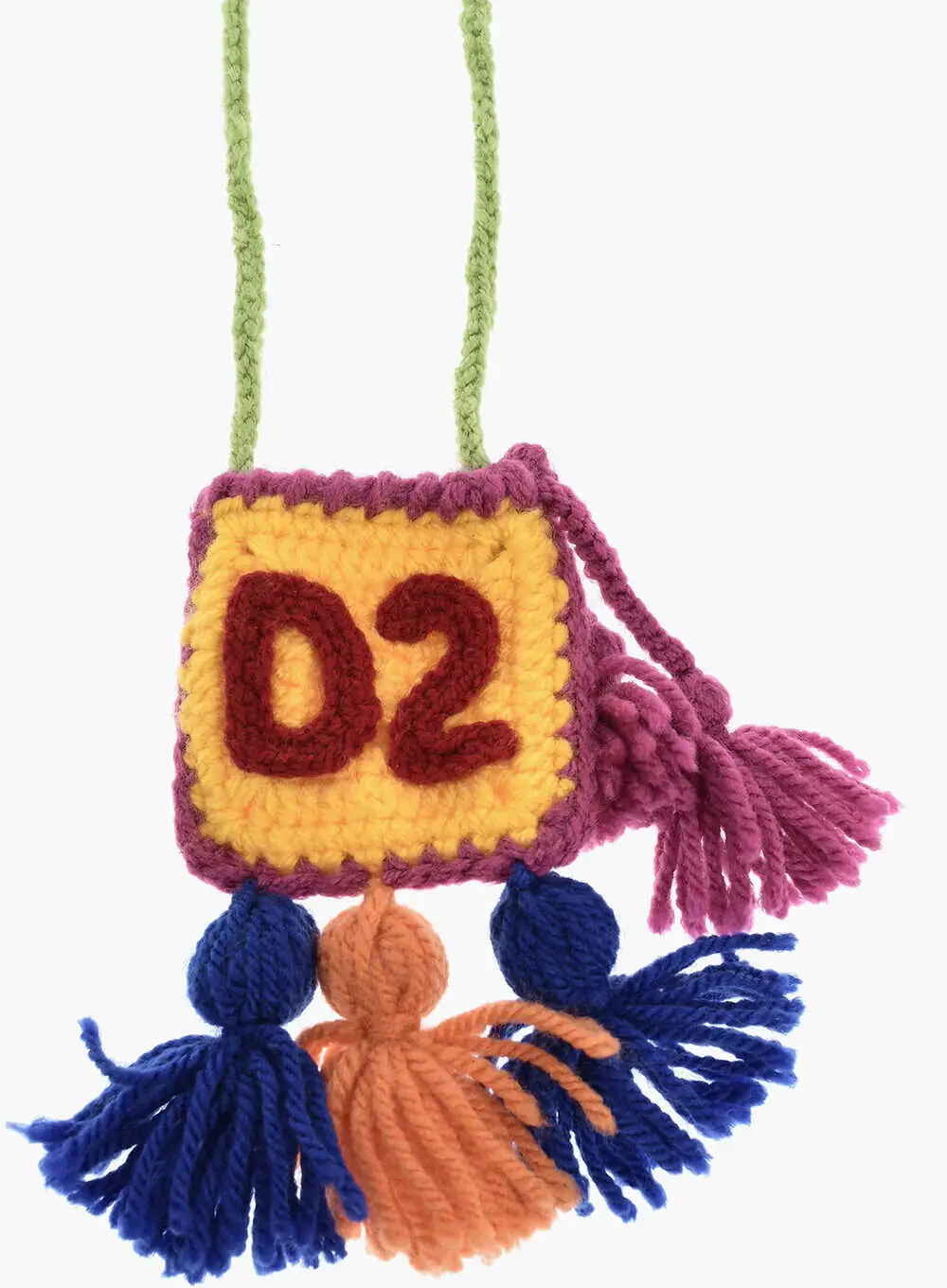 Huse mobil & tablete DSQUARED2 Cotton Airpods Case Souvenir From Peru With Tassels Multicolor Barbati (BM 19761101) 2