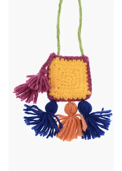 Huse mobil & tablete DSQUARED2 Cotton Airpods Case Souvenir From Peru With Tassels Multicolor Barbati (BM 19761101) 3