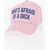 DSQUARED2 Solid-Color Baseball Hat Rocco With Contrast Print Pink
