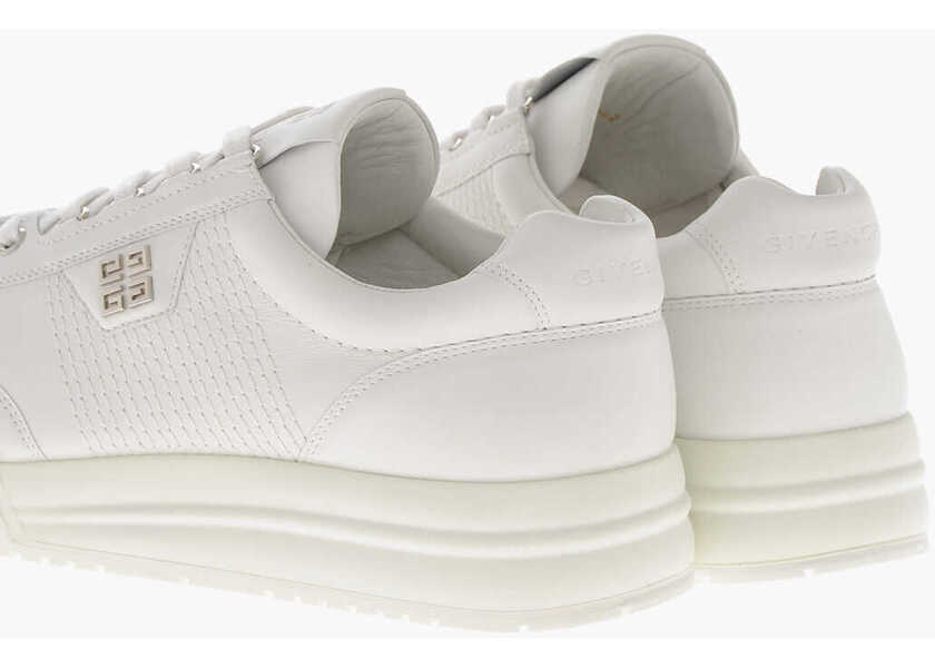 Sneakers Givenchy Leather Lace-Up Sneakers G4 White Barbati (BM 19761116) 2