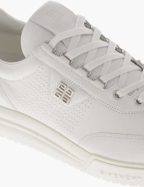 Sneakers Givenchy Leather Lace-Up Sneakers G4 White Barbati (BM 19761116) 4