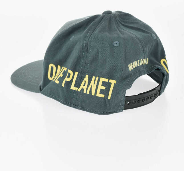 Sepci DSQUARED2 One Life One Planet Cotton Baseball Cap Green Barbati (BM 19761152) 3