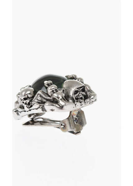 Cercei DSQUARED2 Single Clip-On Earrings With Eye Green Barbati (BM 19761158) 2