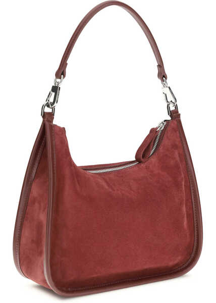 Genti de umar PIERRE HARDY Alpha Day Miss Shoulder Bag SUEDE CALF CALF CARMINE BURGUNDY Femei (BM 19761176) 3