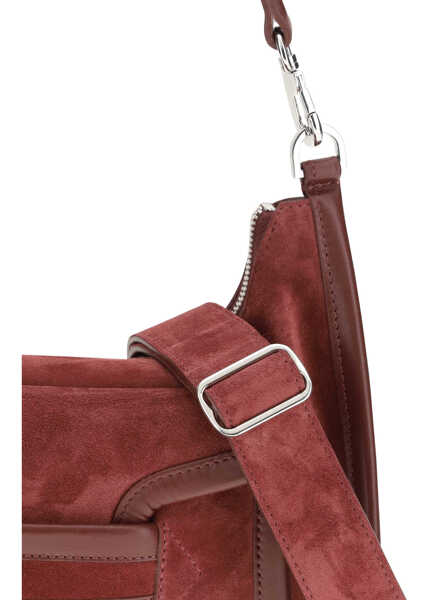 Genti de umar PIERRE HARDY Alpha Day Miss Shoulder Bag SUEDE CALF CALF CARMINE BURGUNDY Femei (BM 19761176) 4