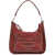 PIERRE HARDY Alpha Day Miss Shoulder Bag SUEDE CALF CALF CARMINE BURGUNDY