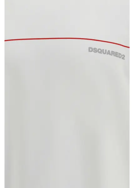 Tricouri DSQUARED2 Cotton T-Shirt WHITE Barbati (BM 19761209) 3