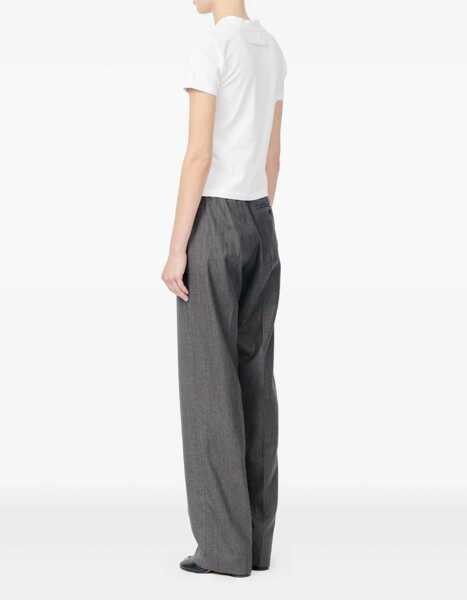 Tricouri MM6 Maison Margiela Cotton T-shirt WHITE Femei (BM 19761227) 5