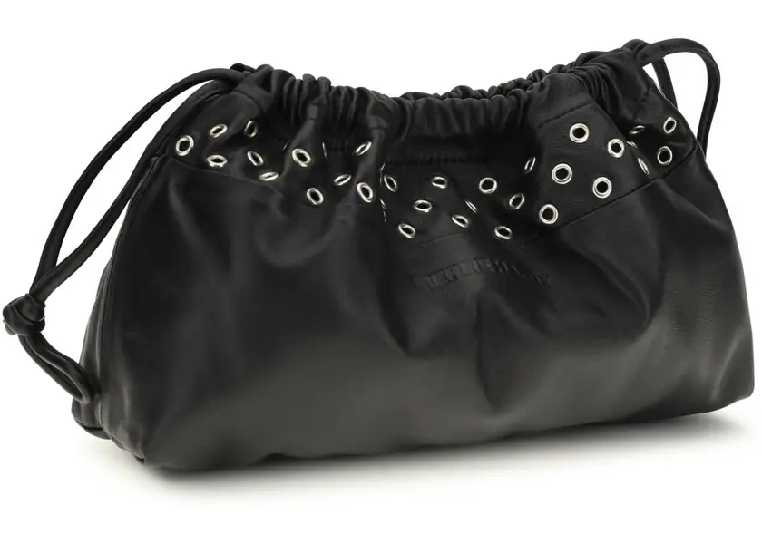 Genti de umar PIERRE HARDY Double Clutch with eyelets LAMB BLACK Femei (BM 19761239) 2