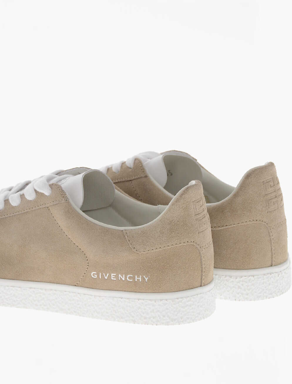 Sneakers Givenchy Suede Sneakers Town With Rubber Sole Beige Femei (BM 19761377) 2