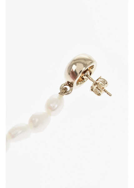 Cercei DSQUARED2 Beaded Drop Earrings White Femei (BM 19761389) 3