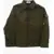 Stone Island Cotton Blend Overshirt With Front Zip Military Green