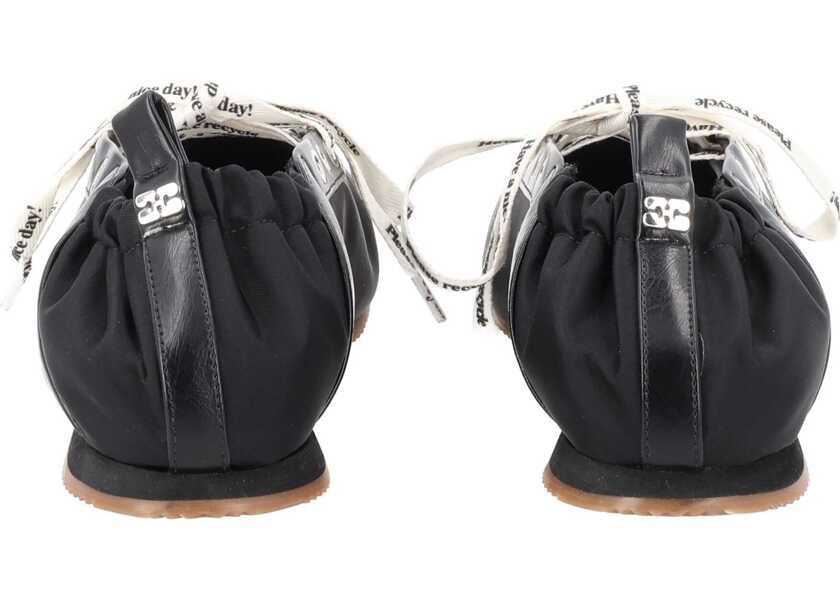 Balerini Ganni Ballerina Sporty BLACK Femei (BM 19761437) 4