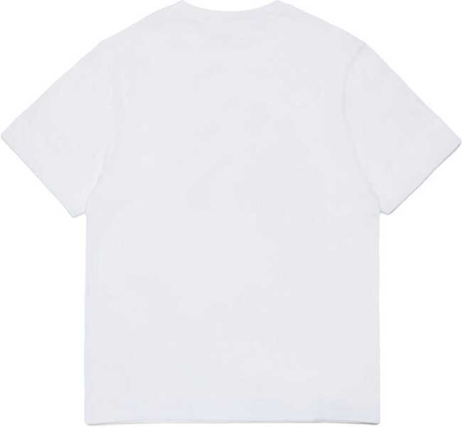 Tricouri Marni Dinosaur T-Shirt WHITE Fete (BM 19761443) 2