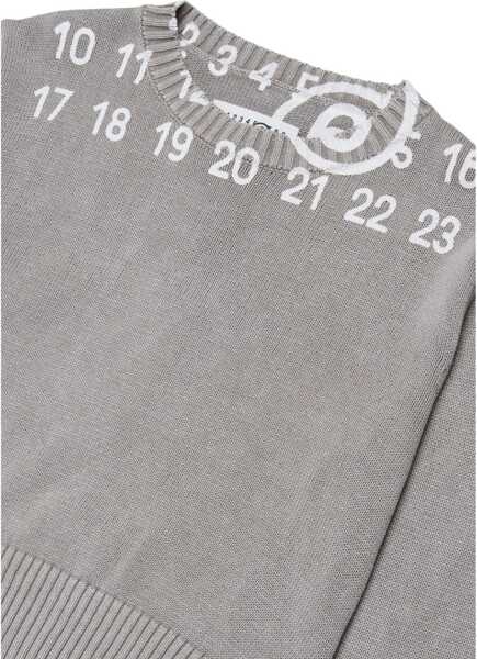 Hanorace MM6 Maison Margiela Sweatshirt With Logo BROWN Fete (BM 19761449) 3