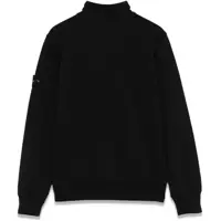 Tricouri Polo Stone Island pentru Baieti - Tricouri Polo Stone Island Polo Shirt With Half Zipper BLACK Baieti (BM 19761479) - B-mall.ro