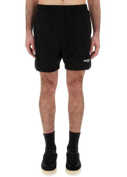 Pantaloni scurti REPRESENT Short In Cotone BLACK Barbati (BM 19761530) 2