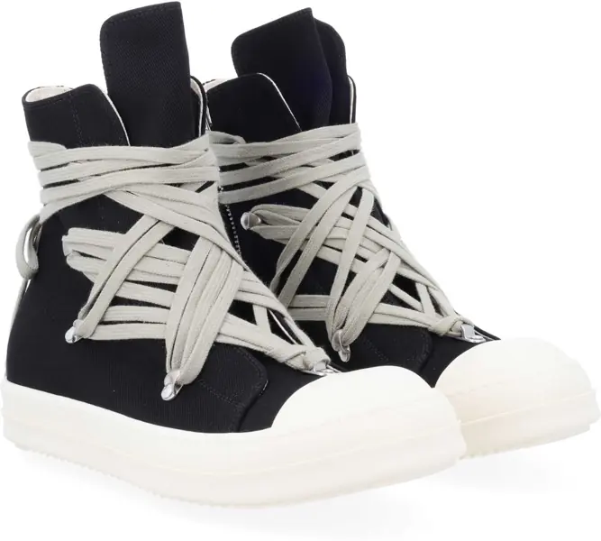 Sneakers Rick Owens Megalace Sneaks BLACK Barbati (BM 19761557) 2