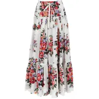Fuste casual Long Skirt With Floral Print Femei