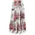 Dolce & Gabbana Long Skirt With Floral Print WHITE