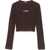 Jil Sander Cropped Top With Logo BROWN
