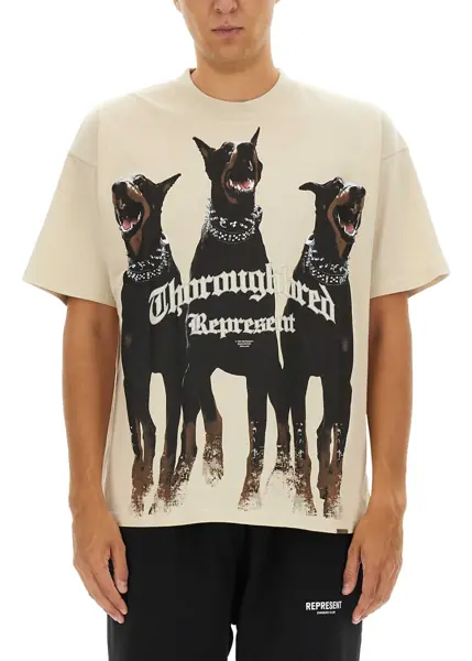 Tricouri REPRESENT T-Shirt Thoroughbred WHITE Barbati (BM 19761644) 2