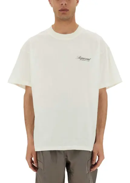 Tricouri REPRESENT Represent Owners Club Script T-Shirt WHITE Barbati (BM 19761650) 2
