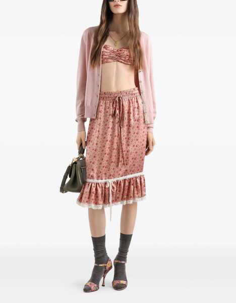 Cardigane Dolce & Gabbana Cashmere Cardigan PINK Femei (BM 19761689) 2