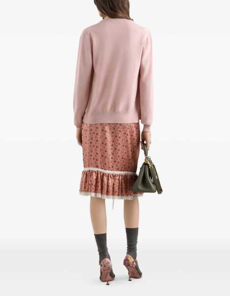 Cardigane Dolce & Gabbana Cashmere Cardigan PINK Femei (BM 19761689) 3