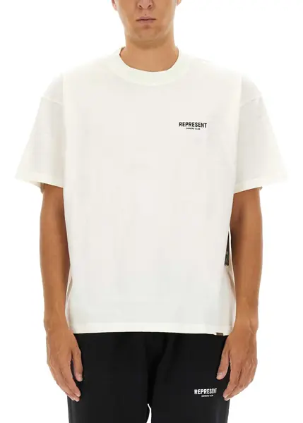 Tricouri REPRESENT T-Shirt Con Logo WHITE Barbati (BM 19761704) 2