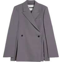 Sacouri office Double-Breasted Wool Jacket Femei