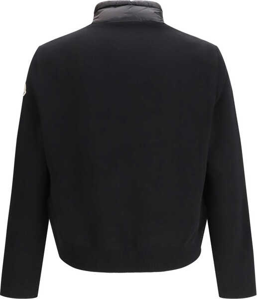 Cardigane Moncler Padded wool Cardigan with zip BLACK Barbati (BM 19761905) 2