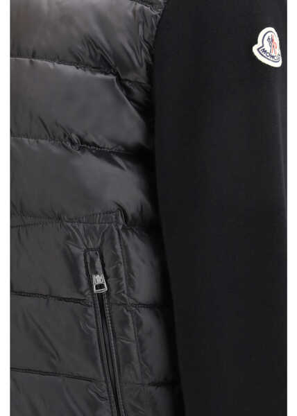 Cardigane Moncler Padded wool Cardigan with zip BLACK Barbati (BM 19761905) 3
