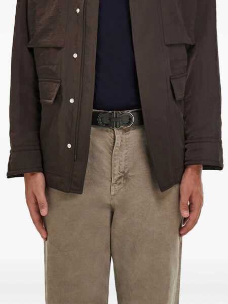 Curele Ferragamo Reversible and adjustable Gancini Belt T.MORO Barbati (BM 19761914) 2