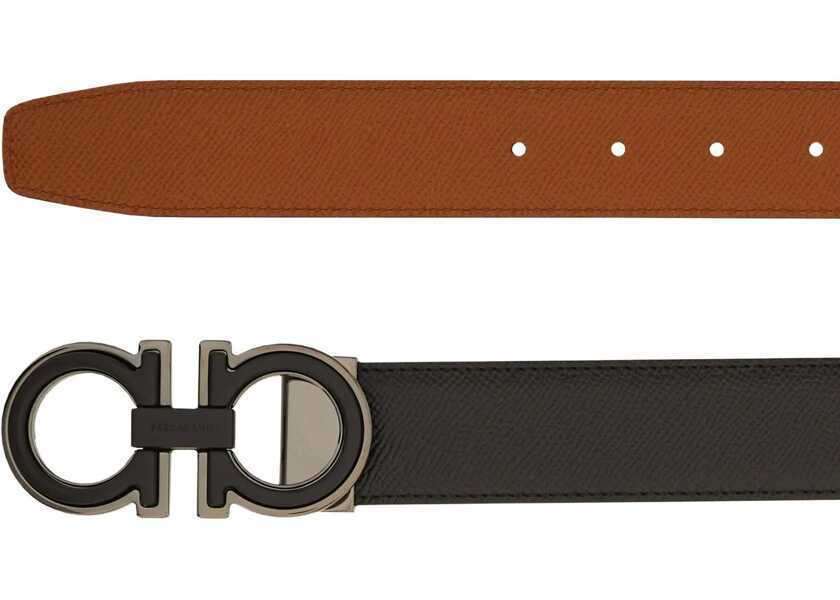 Curele Ferragamo Reversible and adjustable Gancini Belt T.MORO Barbati (BM 19761914) 3