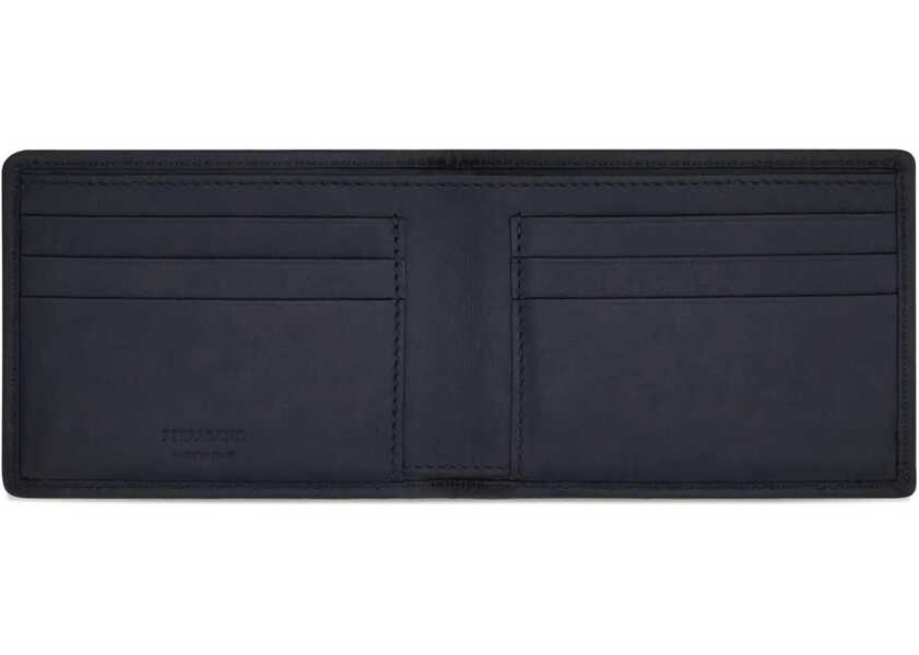 Portofele Ferragamo Lattice Wallet NEW NAVY/DARK GREY Barbati (BM 19761920) 4