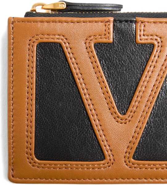 Portofele Valentino Garavani Viva Superstar Card Holder NERO/SPICE Barbati (BM 19761974) 5