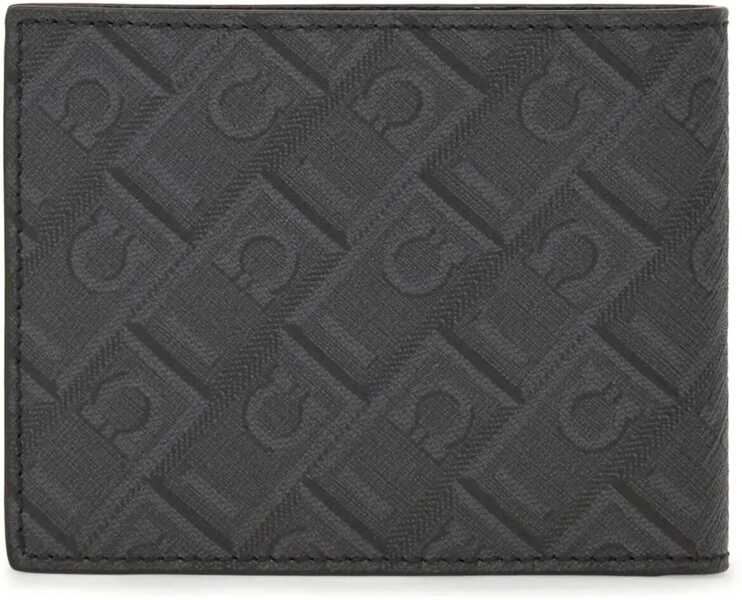 Portofele Ferragamo Monogram Wallet NERO/GRIGIO Barbati (BM 19761977) 2
